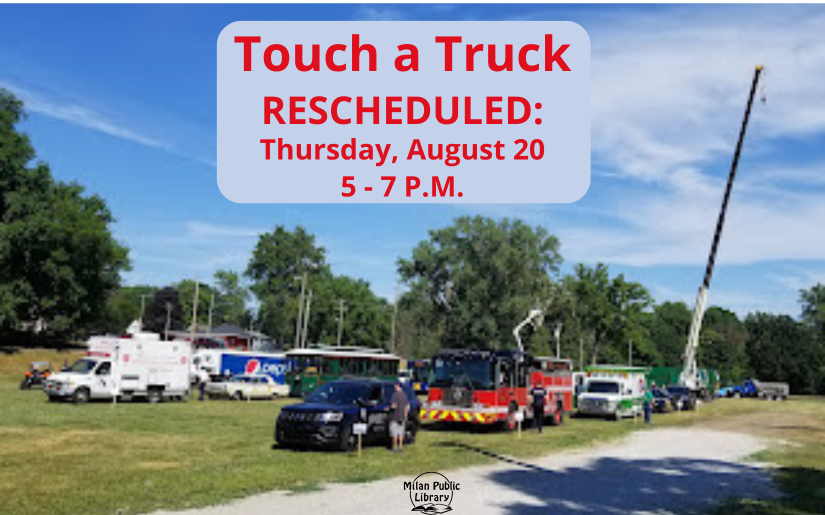 Touch a Truck (Milan Public Library)